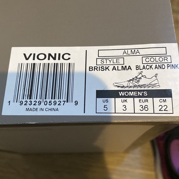 NIB - Cute purple athletic/walking shoes - size 5 - Picture 9 of 9